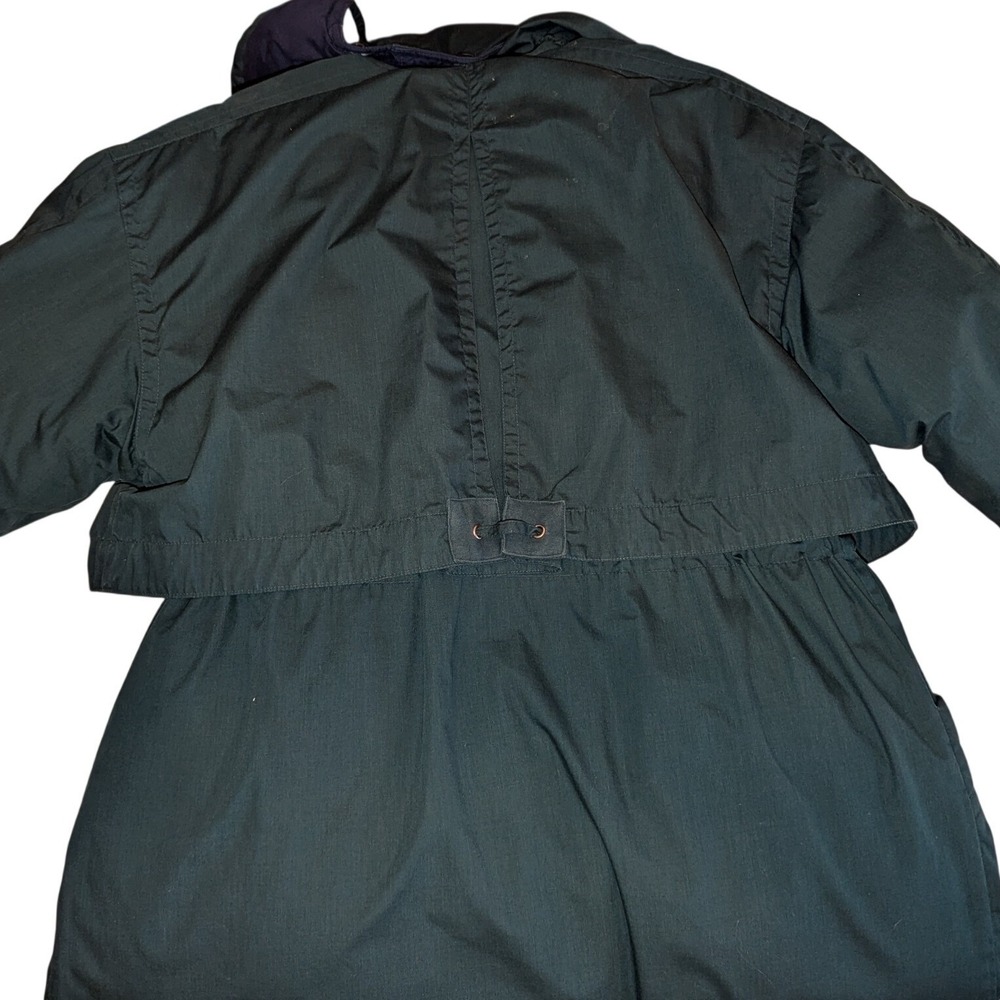 Vintage Mulberry Street Green Down Puffer Long Winter Coat Jacket Women's M - Picture 5 of 15